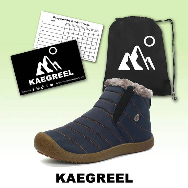 Las zapatillas de nieve de invierno para hombres se deslizan sobre los botines de los botines antideslizan las zapatillas de piel resistentes al agua resistente al agua al aire libre