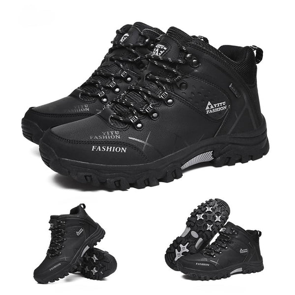 kaegreel winter snow boots 31165 black plush lining