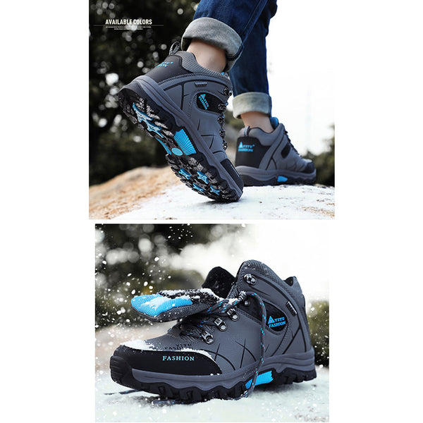 kaegreel winter snow boots 31165 grey plush lining