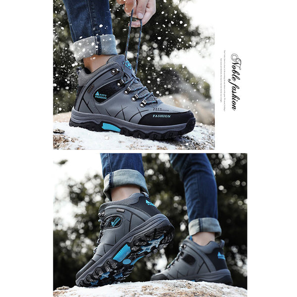 kaegreel winter snow boots 31165 grey plush lining