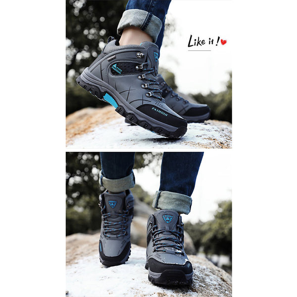 kaegreel winter snow boots 31165 grey plush lining