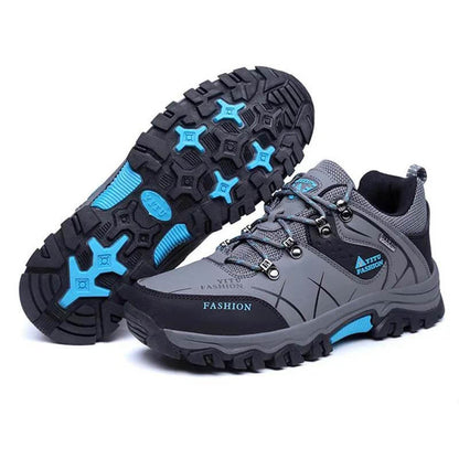 Kaegreel Herren Outdoor Non -Slip Schnüre -up Plüschkletterwanderschuhe