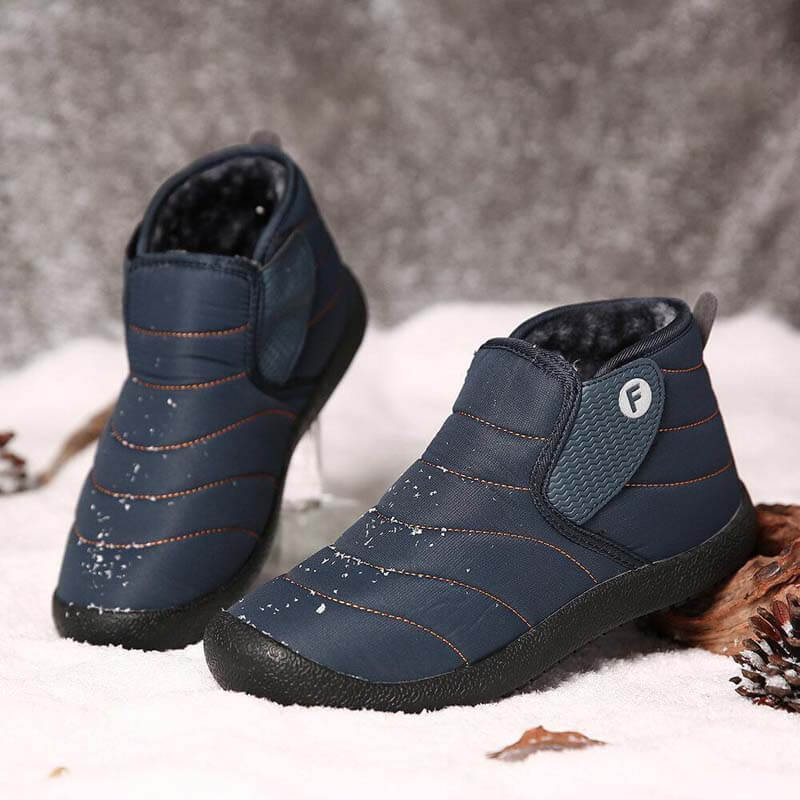 Kaegreel homme étanche doublure chaude chaude boucle boucle de boucle de la boucle de la cheville décontractée protectrice