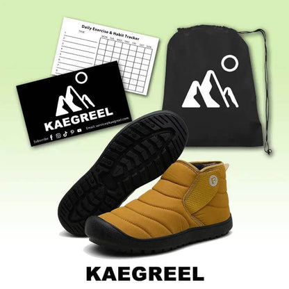 Kaegreel homme étanche doublure chaude chaude boucle boucle de boucle de la boucle de la cheville décontractée protectrice