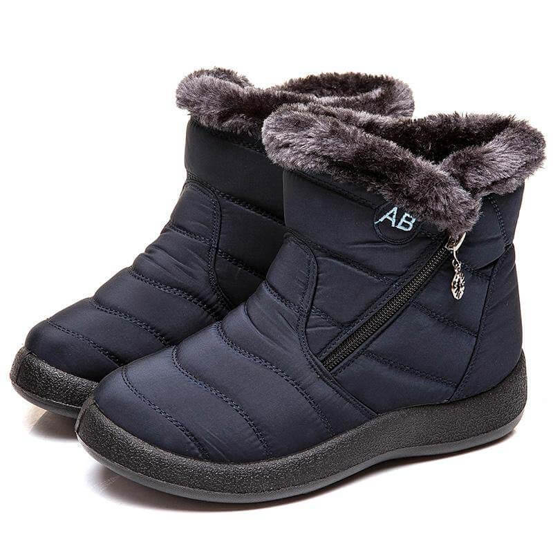 Donne inverno stivali da neve stivali corti stivali su stivali da donna all'aperto impermeabili scarpe calde foderate
