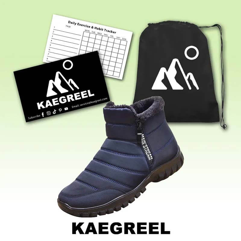 Chaussures d'hiver hommes fausse fourrure bottes d'hiver à fermeture d'hiver à fermeture d'hiver chaude et à neige