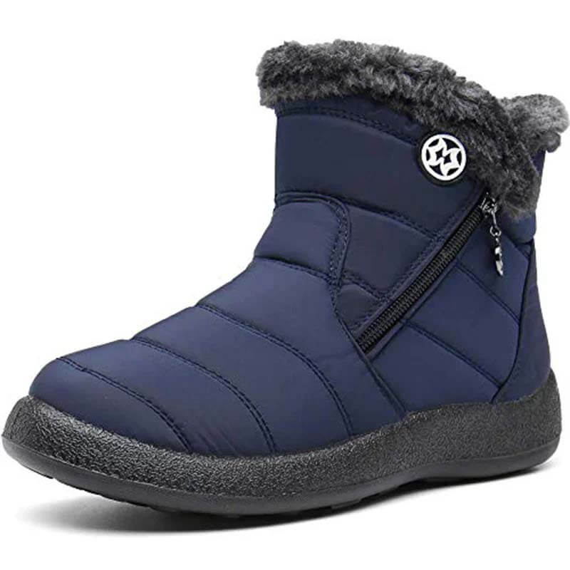 Botas de invierno para mujeres Botas de nieve con forrado impermeable zapatos de invierno botas de eje corto de invierno zapatos
