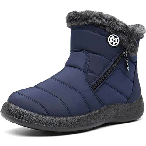 Damen Winterstiefel Wasserdicht Warm Gefüttert Schneestiefel Winterschuhe Winter Kurzschaftstiefel Boots Schuhe
