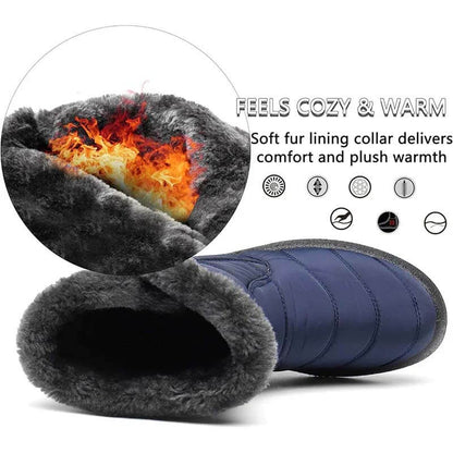 Women's winter boots waterproof warm lined snow boots winter shoes winter short shaft boots boots shoes
