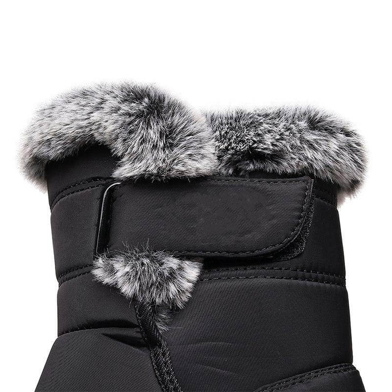 Women's Winter Snow Boots with Warm Lining Comfortable Non-slip Ankle boots Waterproof Outdoor Walking Platform Shoes