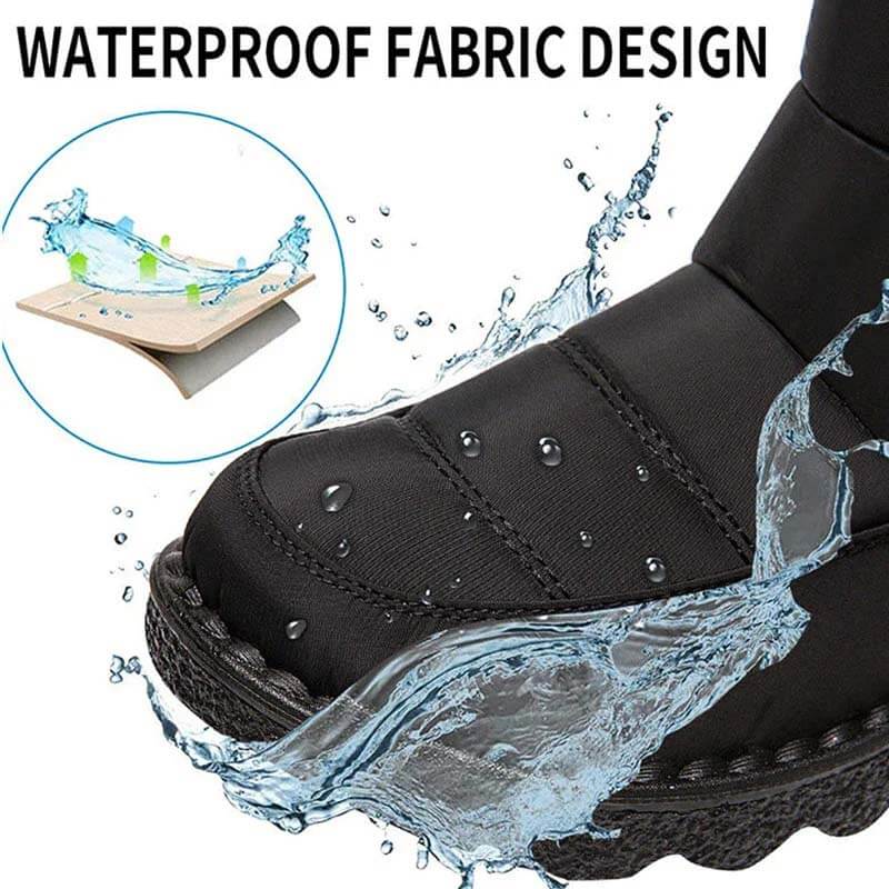 Women's Snow Boots Winter Boots Warm Lined Lace-up Boots Outdoor Non-slip Ankle Boots