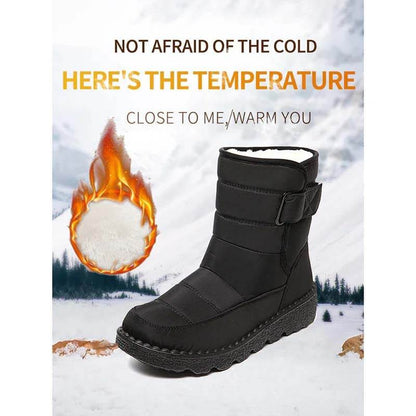 Women's Snow Boots Winter Boots Warm Lined Lace-up Boots Outdoor Non-slip Ankle Boots