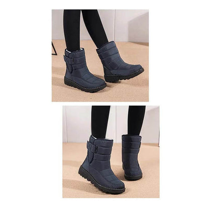Women's Snow Boots Winter Boots Warm Lined Lace-up Boots Outdoor Non-slip Ankle Boots
