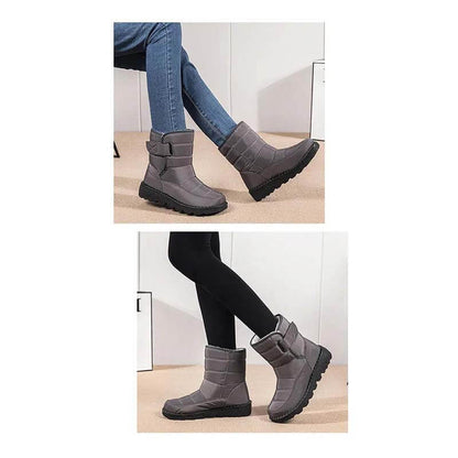 Women's Snow Boots Winter Boots Warm Lined Lace-up Boots Outdoor Non-slip Ankle Boots