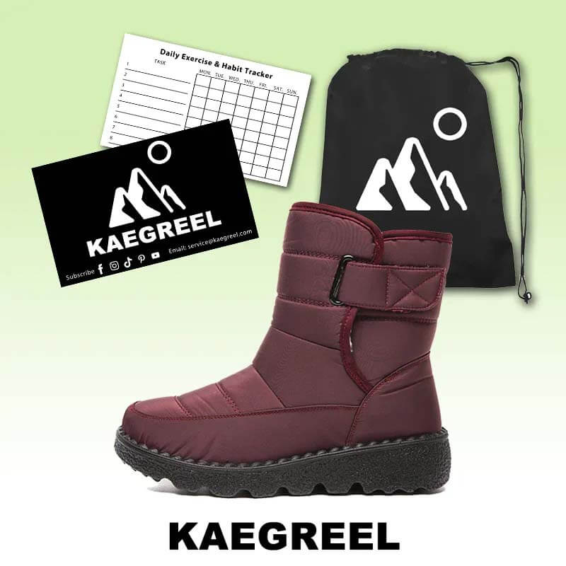 Women's Snow Boots Winter Boots Warm Lined Lace-up Boots Outdoor Non-slip Ankle Boots