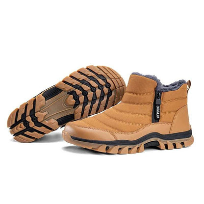 Men Warm Cotton Shoes Snow Boots Hiking Outdoor Non-slip & Waterproof Winter Shoes