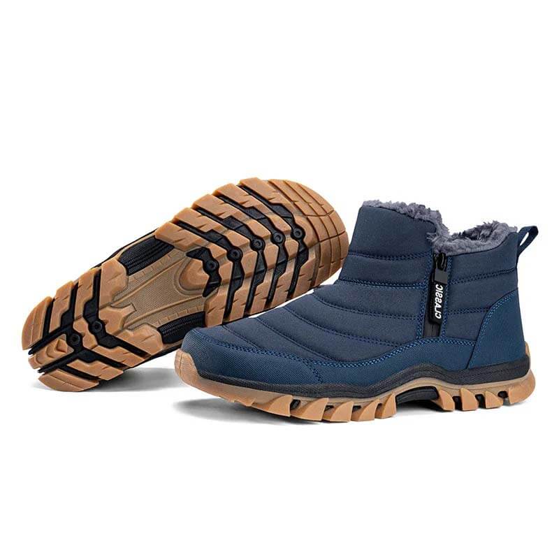 Men Warm Cotton Shoes Snow Boots Hiking Outdoor Non-slip & Waterproof Winter Shoes