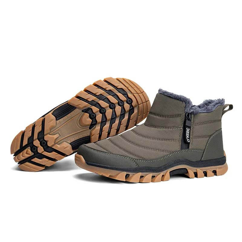 Men Warm Cotton Shoes Snow Boots Hiking Outdoor Non-slip & Waterproof Winter Shoes