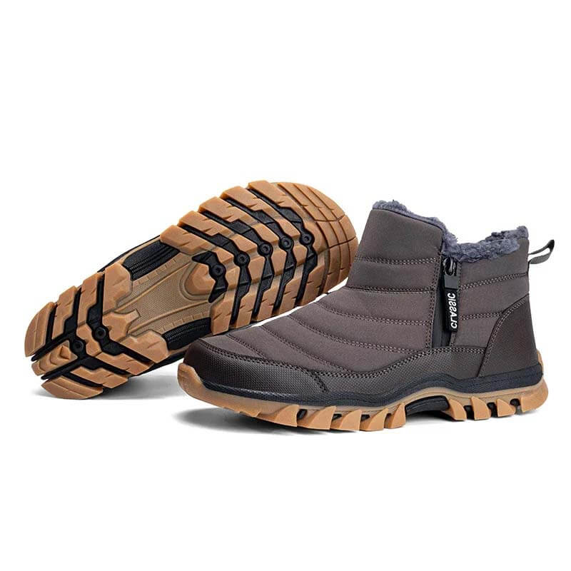 Men Warm Cotton Shoes Snow Boots Hiking Outdoor Non-slip & Waterproof Winter Shoes