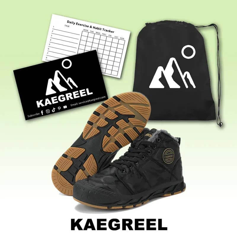 Stivali da neve da uomo Calda pile calda accogliente stivali caviglie non slip lussuosi comodi scarpe da trekking all'aperto scarpe da trekking inverno inverno