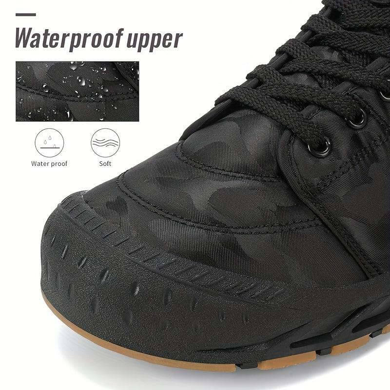 Stivali da neve da uomo Calda pile calda accogliente stivali caviglie non slip lussuosi comodi scarpe da trekking all'aperto scarpe da trekking inverno inverno
