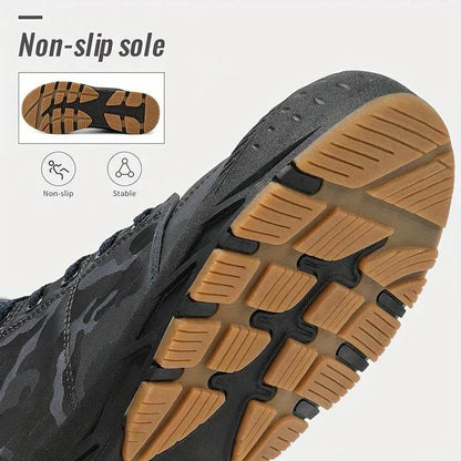 Stivali da neve da uomo Calda pile calda accogliente stivali caviglie non slip lussuosi comodi scarpe da trekking all'aperto scarpe da trekking inverno inverno