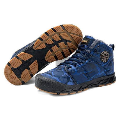 Stivali da neve da uomo Calda pile calda accogliente stivali caviglie non slip lussuosi comodi scarpe da trekking all'aperto scarpe da trekking inverno inverno