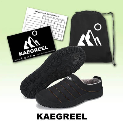 Forro de peluche para hombre Tela impermeable resbalón en suela suave zapatilla casual