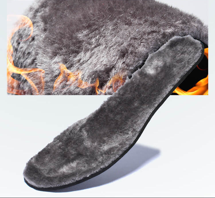 Men's Plush Lining Waterproof Fabric Slip On Soft Sole Casual Slipper