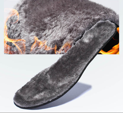 Men's Plush Lining Waterproof Fabric Slip On Soft Sole Casual Slipper
