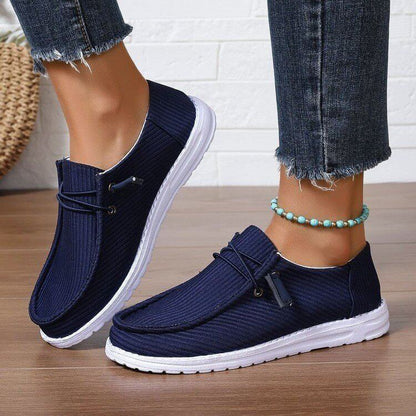 Women Casual Spring Autumn Flat-soled Slip-on Low-top Loafers Shoes