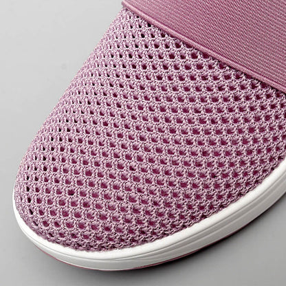 包头小网孔拖鞋女无后跟半拖鞋厚底拖鞋女网面半拖鞋女厂家批发