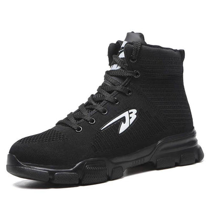 Männer Stahlzehenstiefel Winter Warme Komfortable Industriebau Rutschfeste Tennisarbeit Sicherheitsschuhe