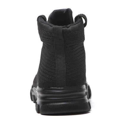 Männer Stahlzehenstiefel Winter Warme Komfortable Industriebau Rutschfeste Tennisarbeit Sicherheitsschuhe