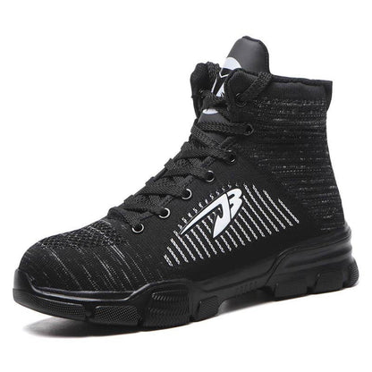 Männer Stahlzehenstiefel Winter Warme Komfortable Industriebau Rutschfeste Tennisarbeit Sicherheitsschuhe