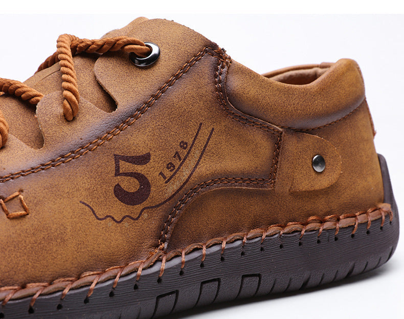 Kaegreel da uomo in microfibra in pelle di cuoio comfort comfort morbido scarpe da ginnastica casual