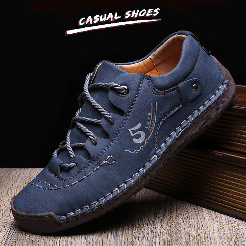 Kaegreel da uomo in microfibra in pelle di cuoio comfort comfort morbido scarpe da ginnastica casual