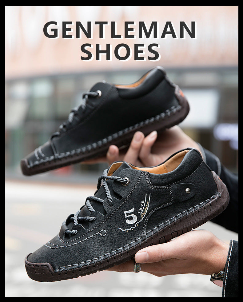 Kaegreel da uomo in microfibra in pelle di cuoio comfort comfort morbido scarpe da ginnastica casual