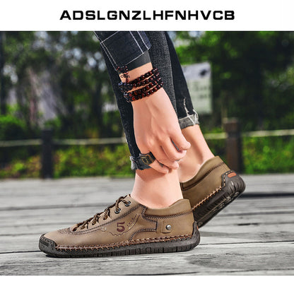 Kaegreel da uomo in microfibra in pelle di cuoio comfort comfort morbido scarpe da ginnastica casual