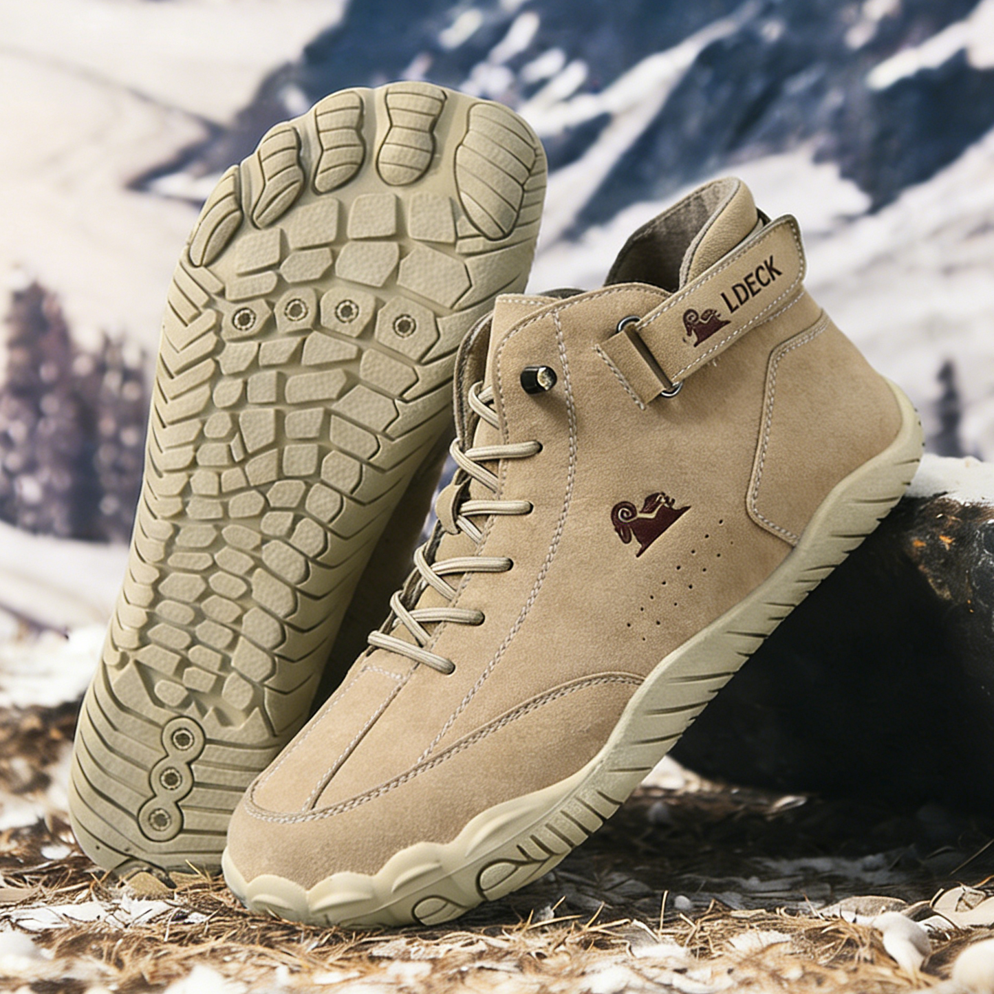 Unisex Wide-Toe Winter Barefoot Shoes – Warm, Non-Slip, Naturally Aligned Comfort