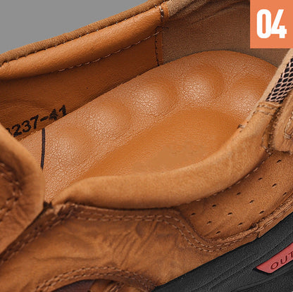 Die ersten Layer-Rindsleder-Wanderschuhe der Männer für vier Jahreszeiten