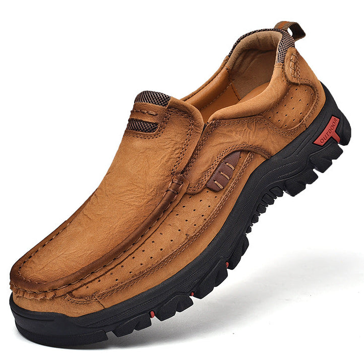 Die ersten Layer-Rindsleder-Wanderschuhe der Männer für vier Jahreszeiten