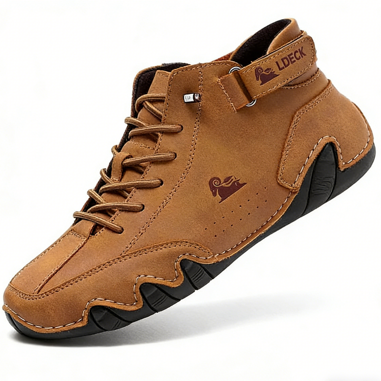 Men Women Velcro Suede High Boots Beck Barefoot Shoes (Unisex)