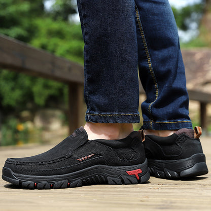 Die ersten Layer-Rindsleder-Wanderschuhe der Männer für vier Jahreszeiten