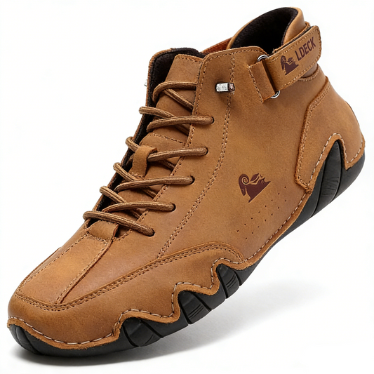 Men Women Velcro Suede High Boots Beck Barefoot Shoes (Unisex)