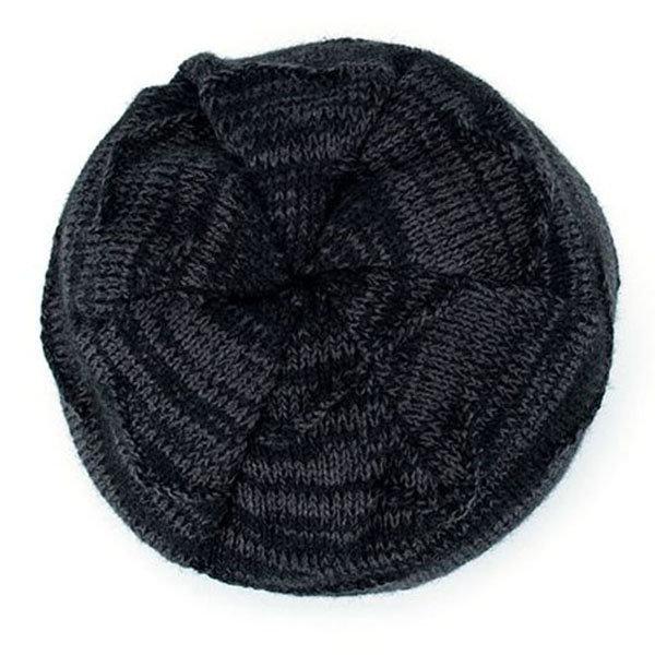 Sólido de color sólido para mujeres Knit Plus Velvet Fashion Beanie Sombreros para hombres Mantenga los sombreros cálidos unisex