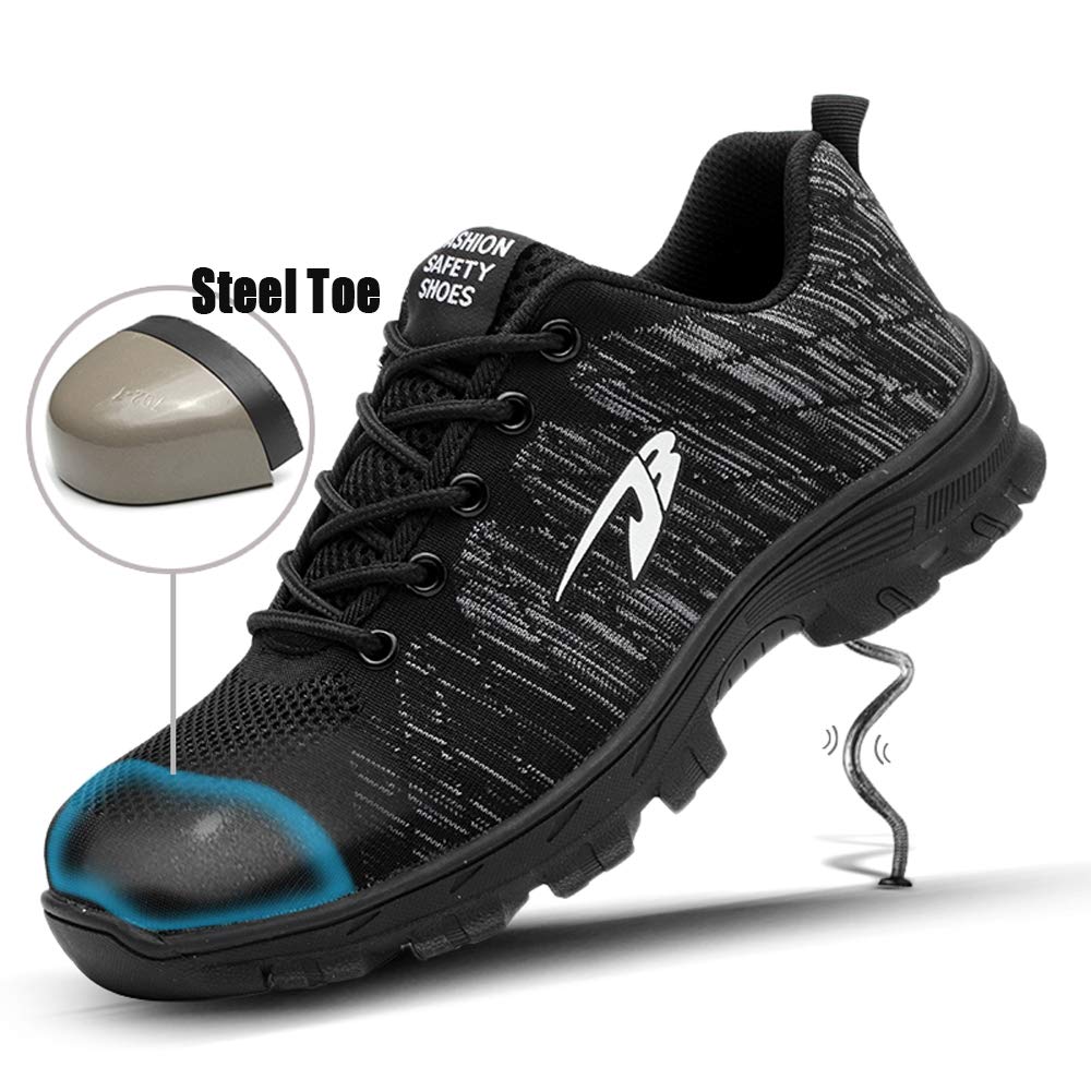 Herrenarbeitstahl Zehenschuhe Safety Schuhe Licht Industrie- und Bauschuh