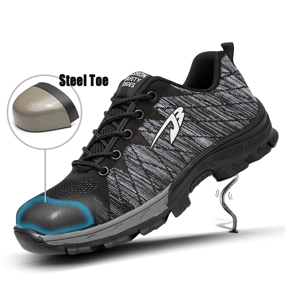 Herrenarbeitstahl Zehenschuhe Safety Schuhe Licht Industrie- und Bauschuh