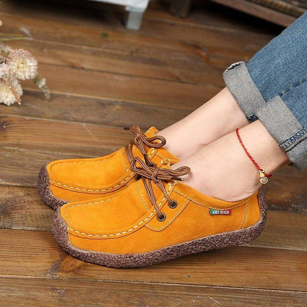 kaegreel boat shoes 136691 yellow