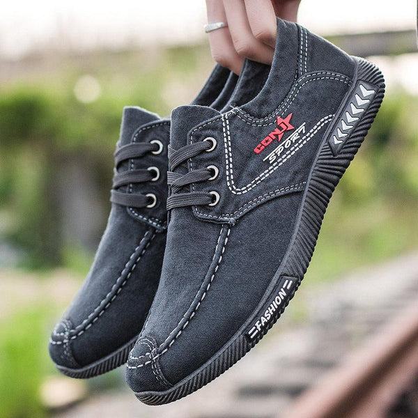 kaegreel boat shoes 137193 gray